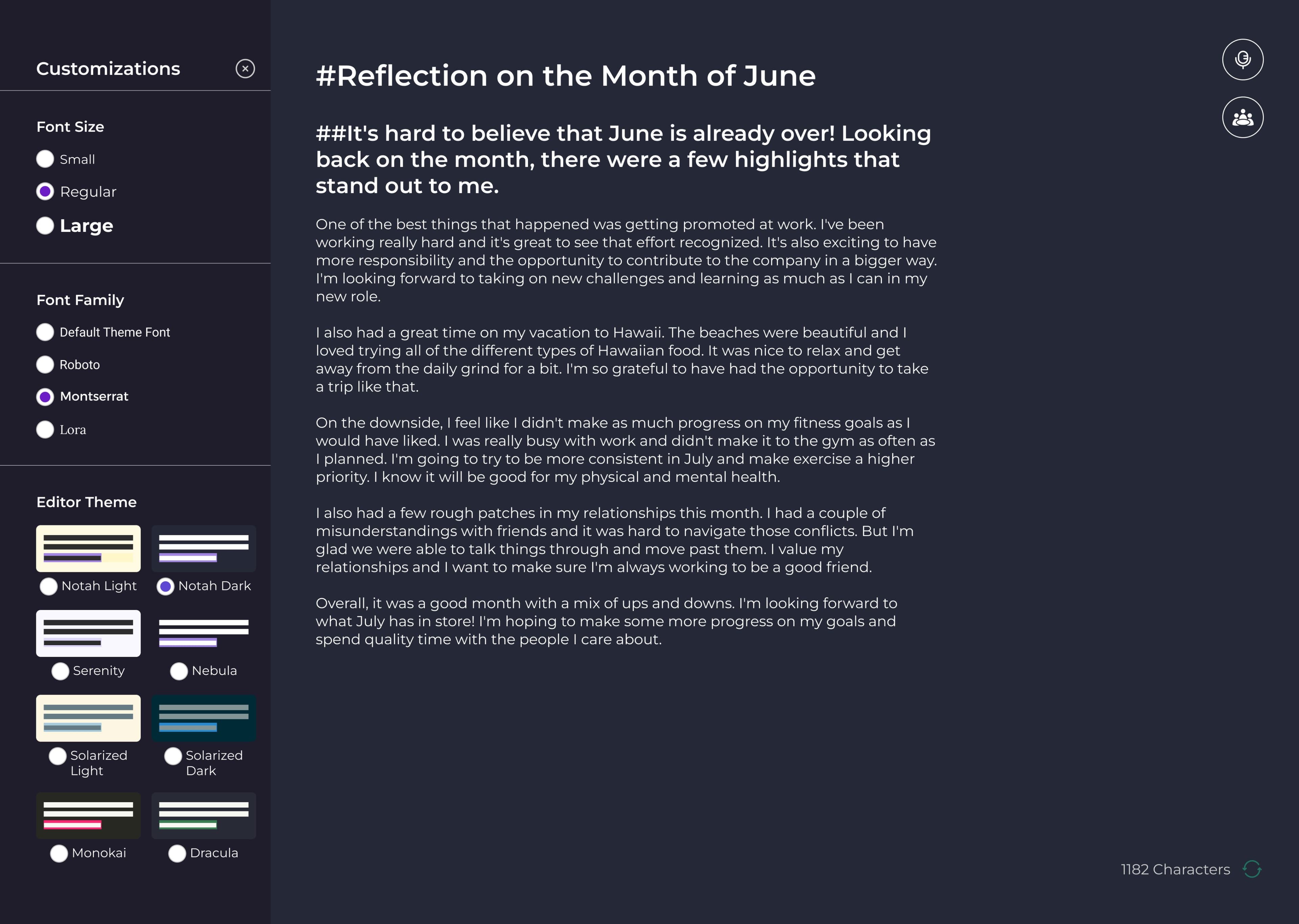 الوضع الداكن