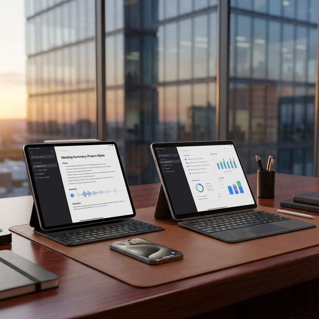 Chrome extension vs web app for meeting notes